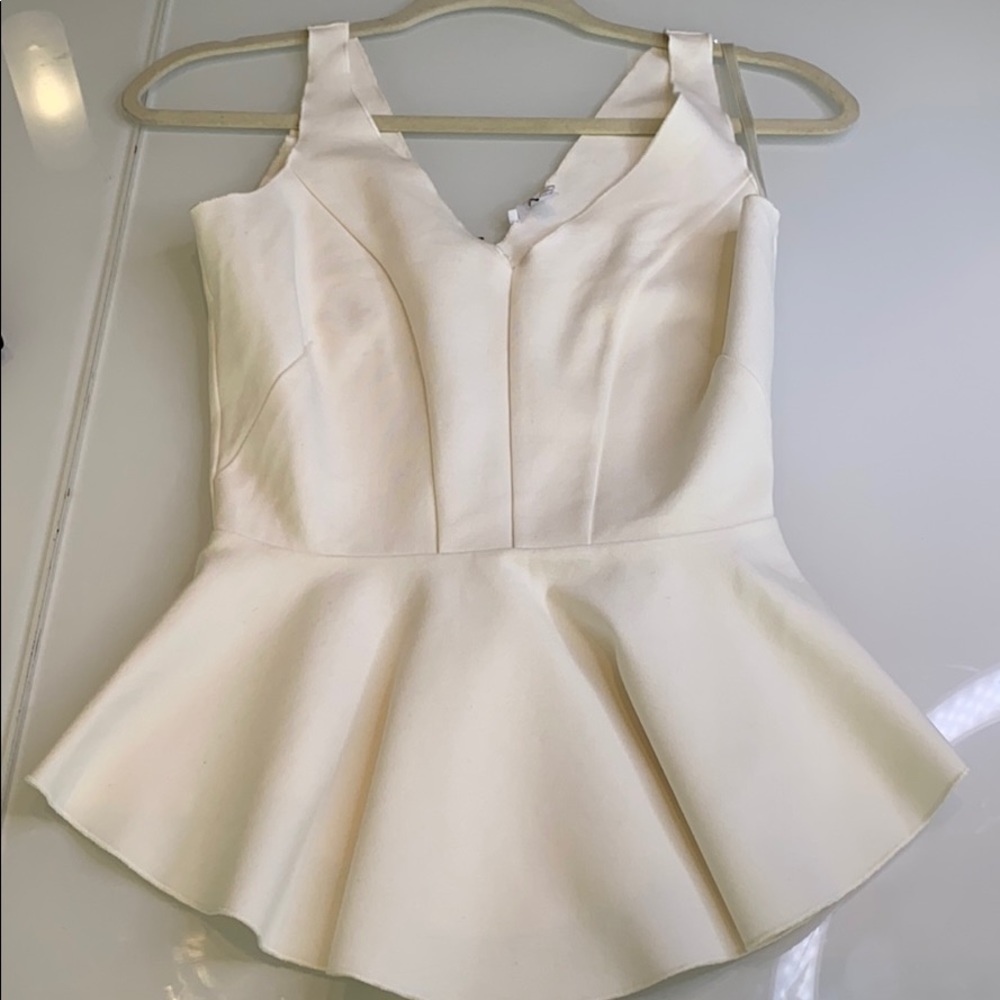 intermix peplum top